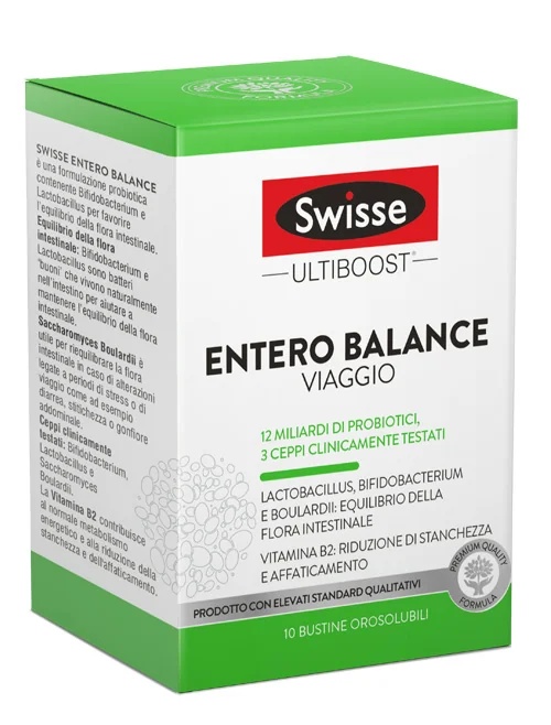 SWISSE Swisse Entero Balance Reise-Probiotikum, 10 Beutel, für ein ausgewogenes Darmmikrobiom