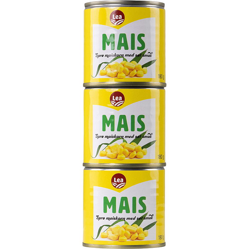 Maíz Lea, paquete de 3 (3 x 180 g) LEA