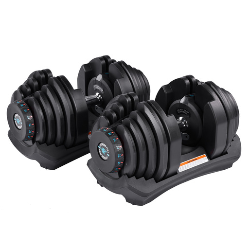  2 justerbare håndvægte fra 5 kg til 40 kg