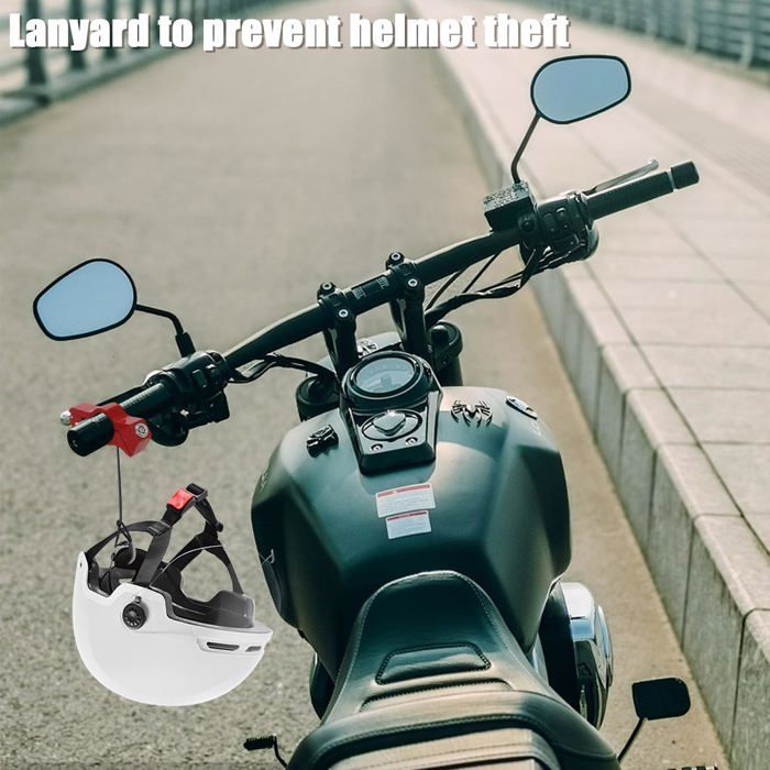 Universal Motorcycle Anti-Theft Device, Adjustable Brake Disc Lock, Security Handlebar Lock, Suitable for QIEDOVIEY