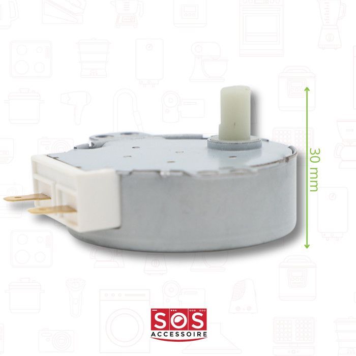 Moteur plateau pour micro-ondes tyj50-8a7f Whirlpool 481236158419