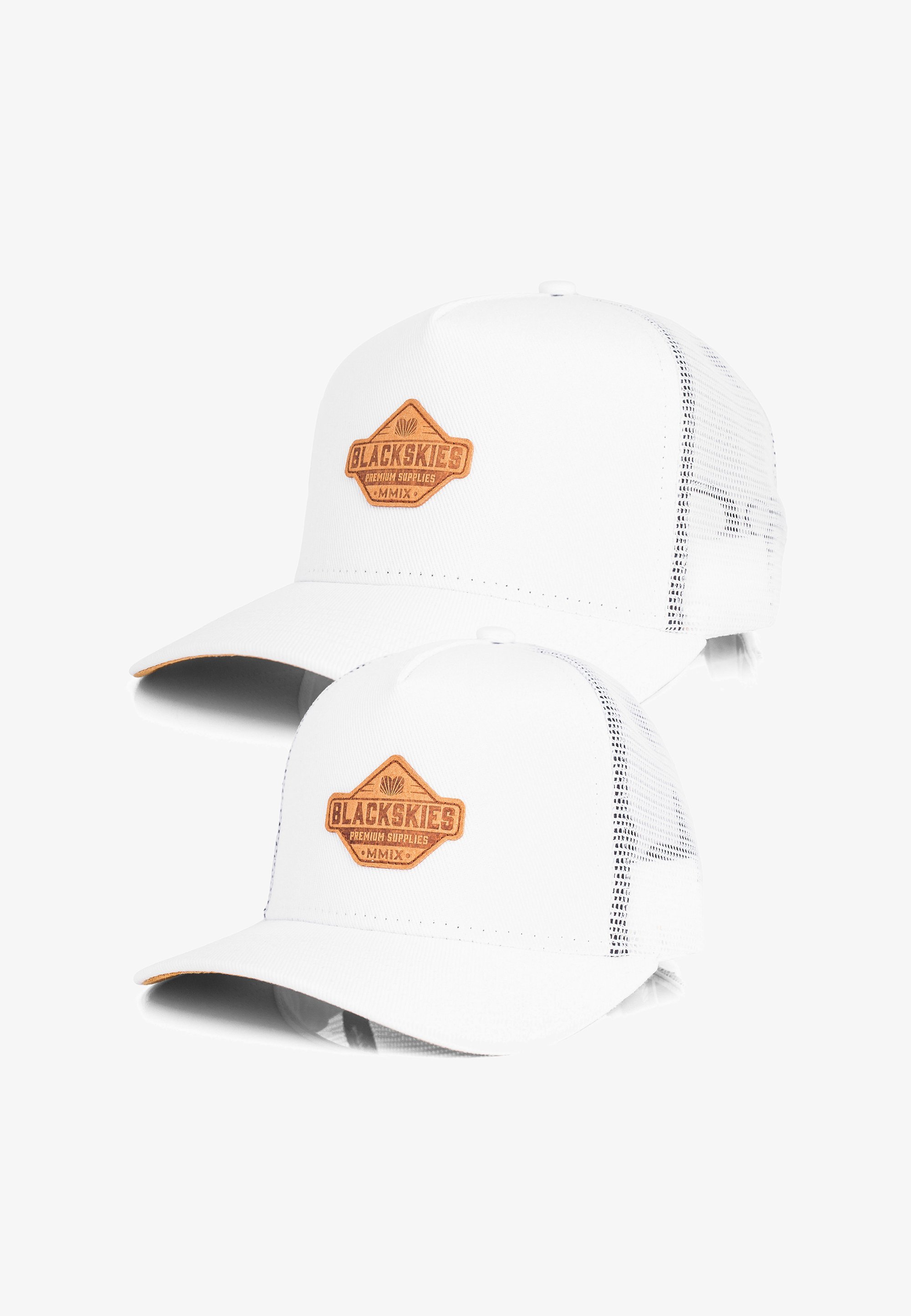 Ensemble de 2 casquettes Blackskies TRUCKER - blanches