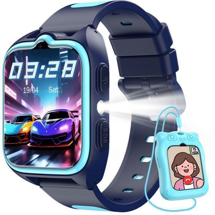 Blackview Montre Connectée Enfant 4G avec Écran HD 1,75