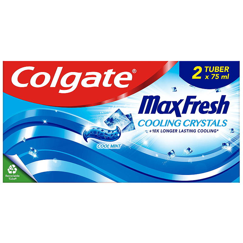 Pasta de dientes Colgate, paquete de 2, máxima frescura Colgate