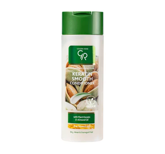 Golden Rose Keratin Smooth odżywka do włosów suchych, cienkich i zniszczonych 430 ml