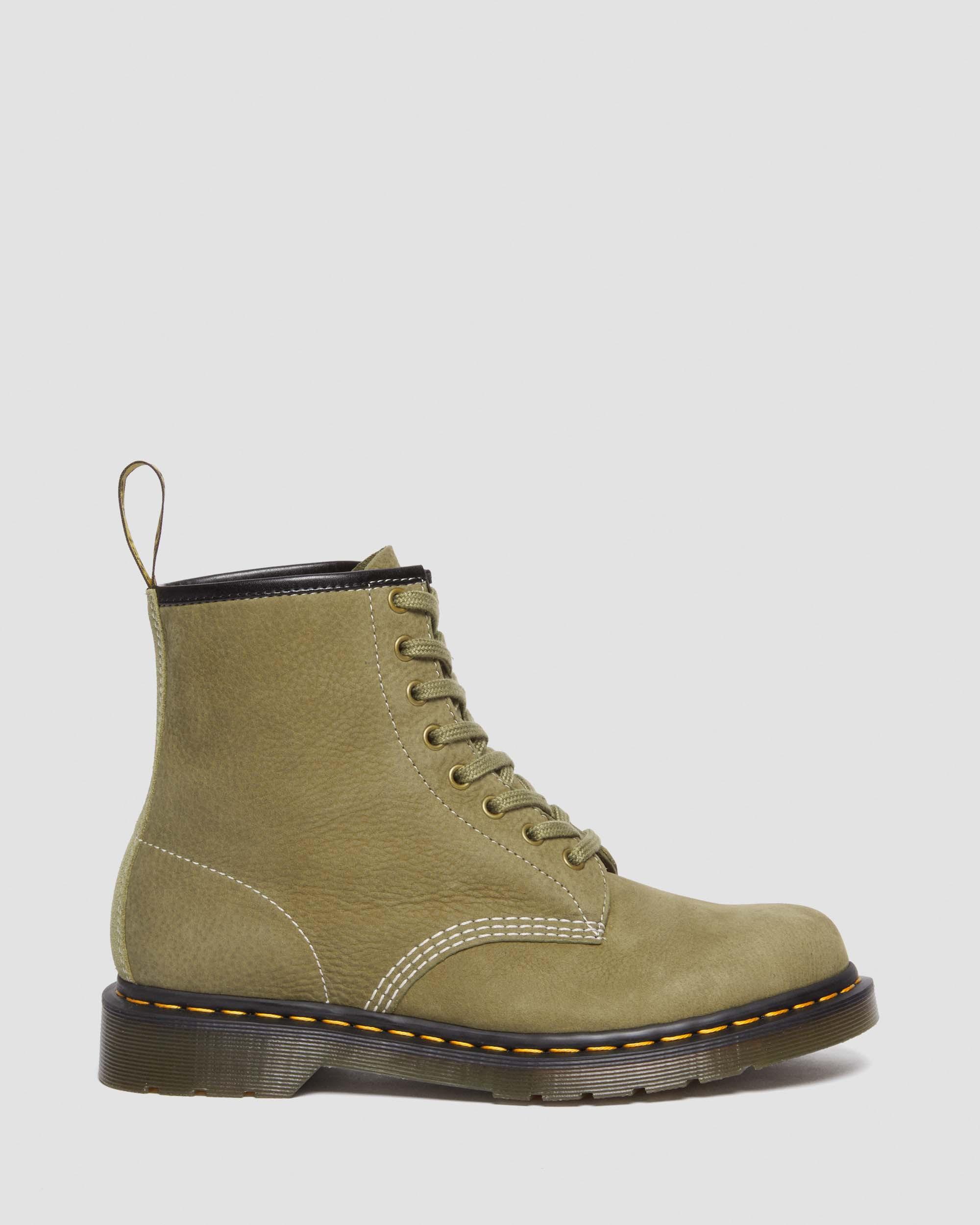 1460 Tumbled Nubuck Leather Lace Up Boots