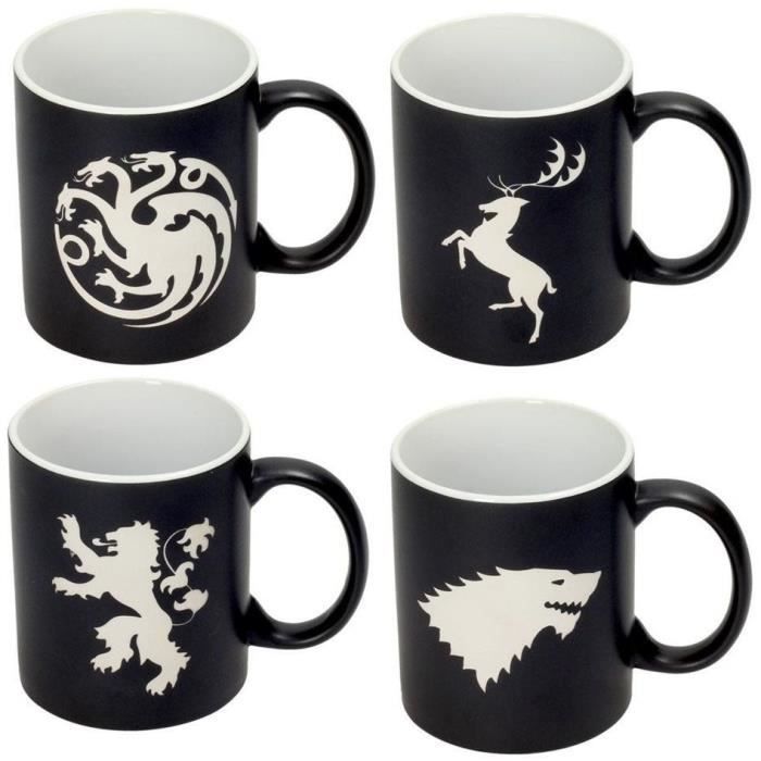 Set de 4 mugs - Game Of Thrones - Collector's Edition