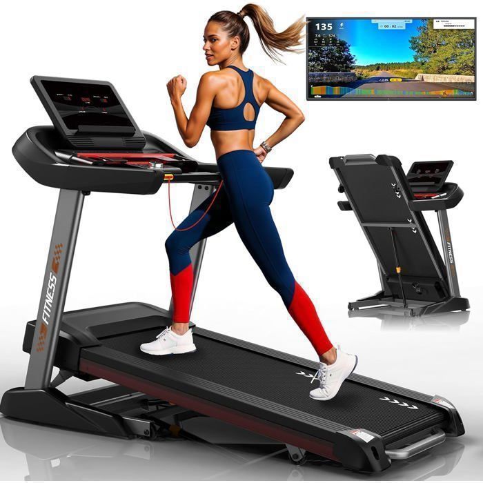 Loopband - METTLEMATIC - T500 - Opvouwbaar & Hellingshoek - 3,75 pk motor - Snelheid 1–18 km/u