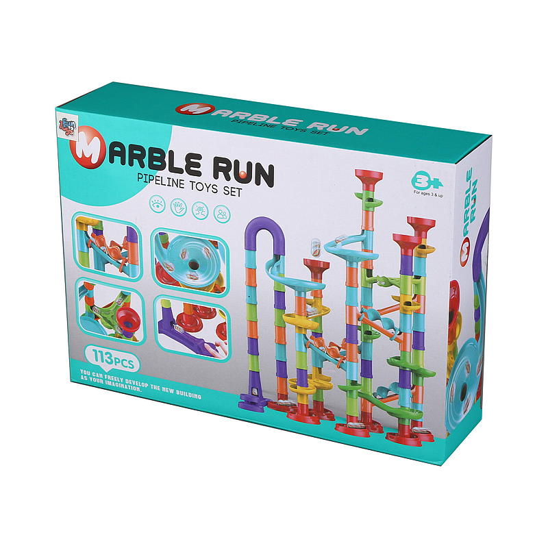 FunToys Marmorkuglebane Marmorkuglebane 113 brikker