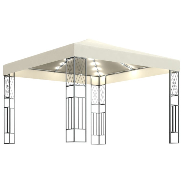 Altana Kremowy 3 x 3 m Tkanina vidaXL