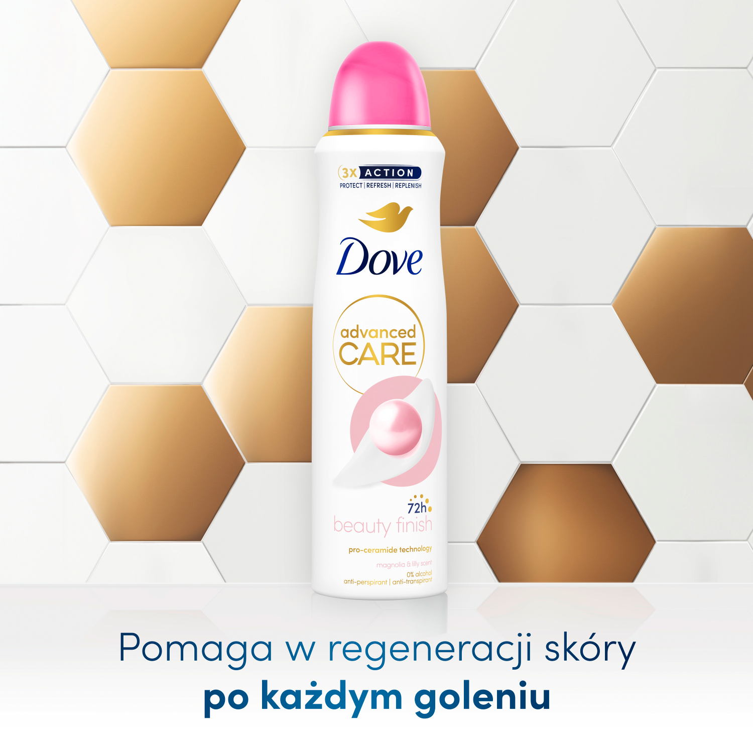 „Dove Advanced Care“ – magnolijų ir lelijų kvapo priemonė
