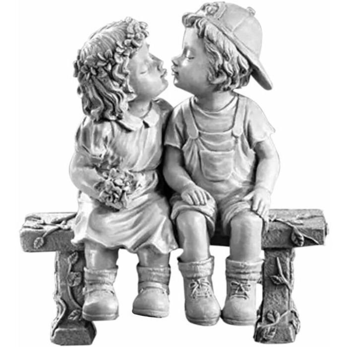 Estátua de jardim - Conjunto completo de esculturas e estátuas para jardim, decoração de jardim, arte para jardim, figuras para jardim.