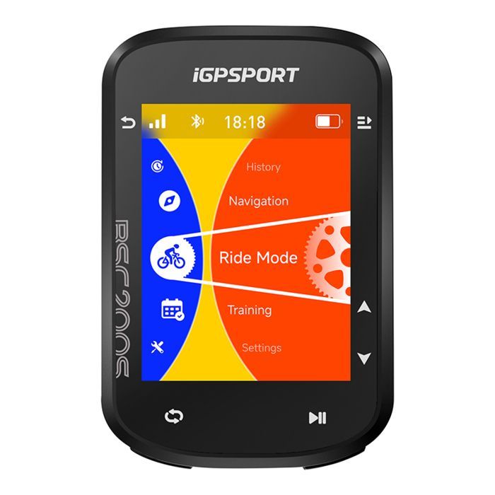 GPS - COMPTEUR IGPSPORT BSC200S AVEC VITESSE, ALTIMETRE, TEMPERATURE  COMPATIBLE STRAVA - Options : CAPTEUR CADENCE, VITESSE ET...