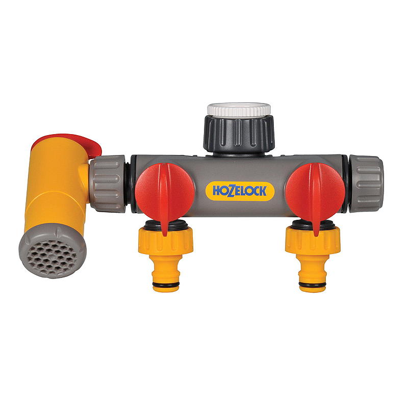 Grifo de burbujeo Hozelock de 1/2'' y 3 vías, Hozelock