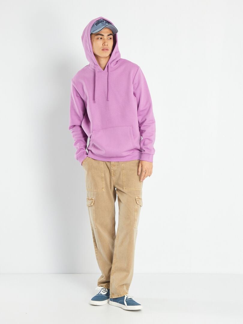 Hoodie met kangoeroezak - ROZE