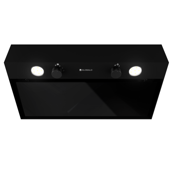 Okap GLOBALO Fluxime 60.1 Black   Turbina TW 2.1