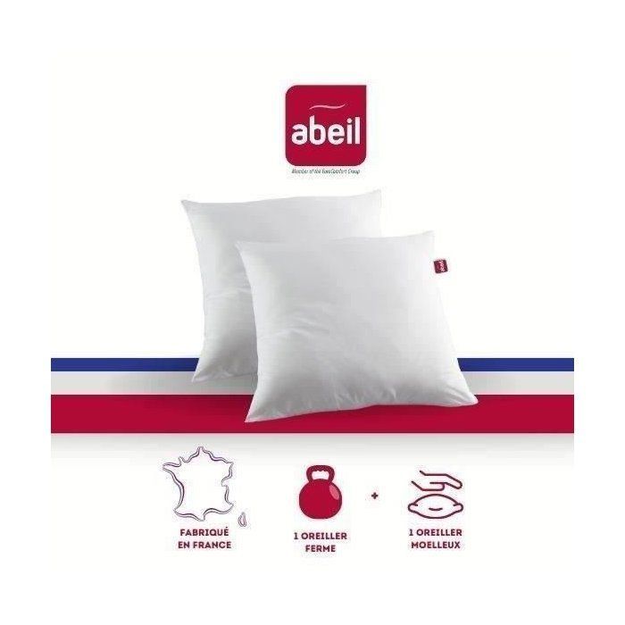 Set di 2 cuscini doppi ABEIL in 100% cotone, 60x60 cm