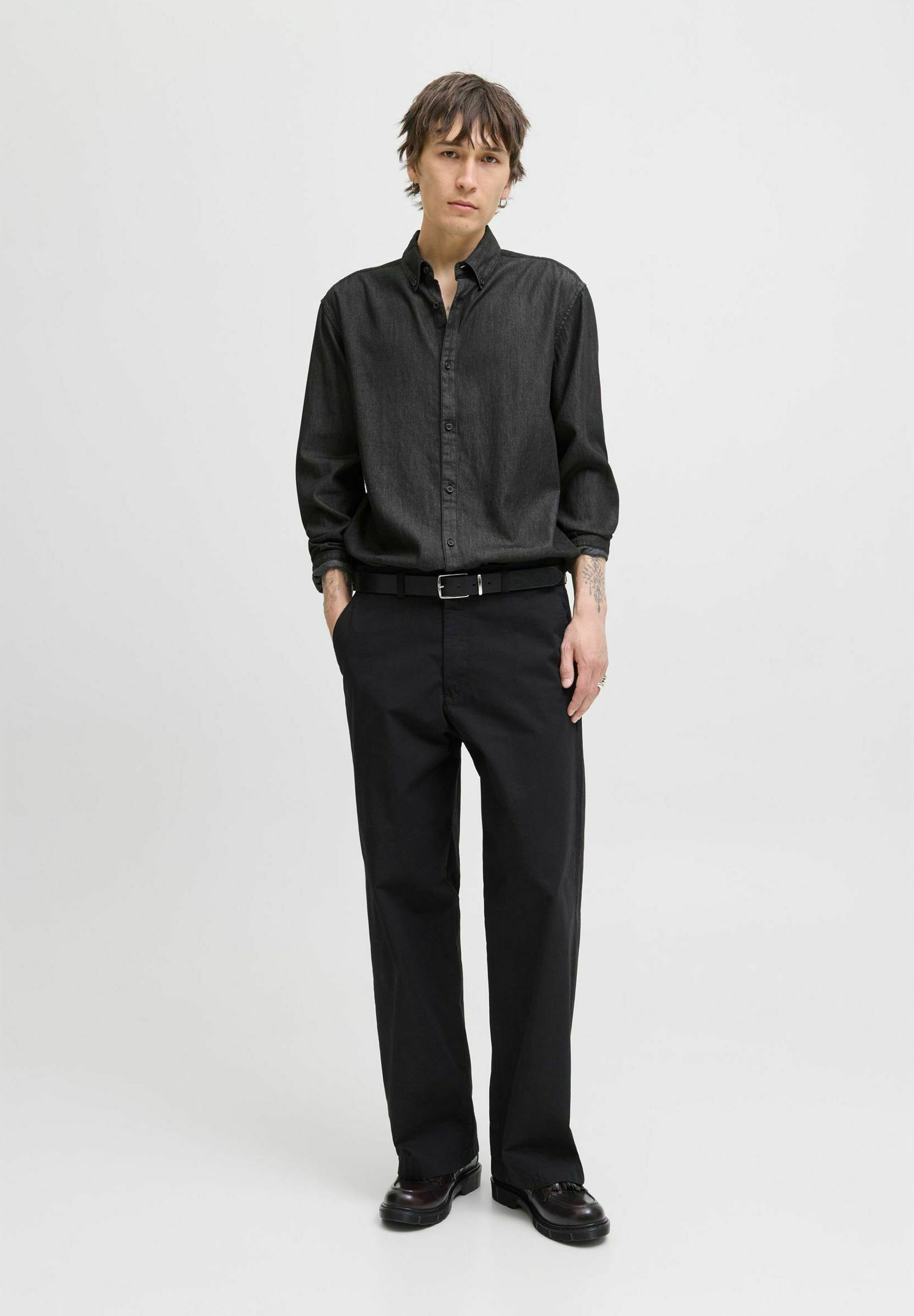 Jack & Jones shirt - zwart denim