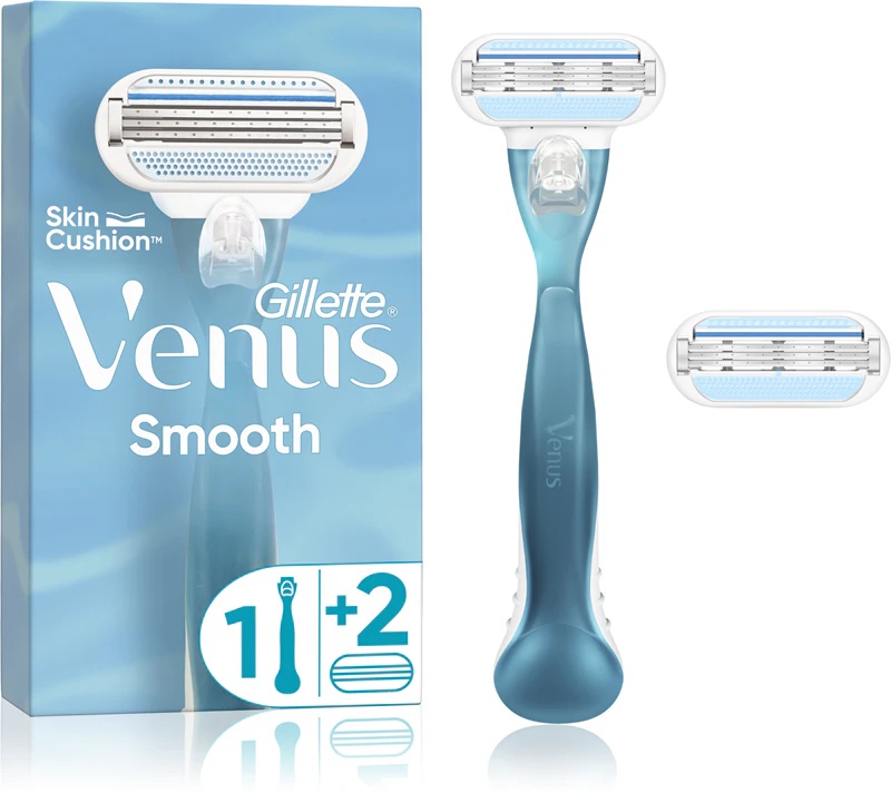 Gillette Venus Smooth skuveklis + 2 rezerves galviņas