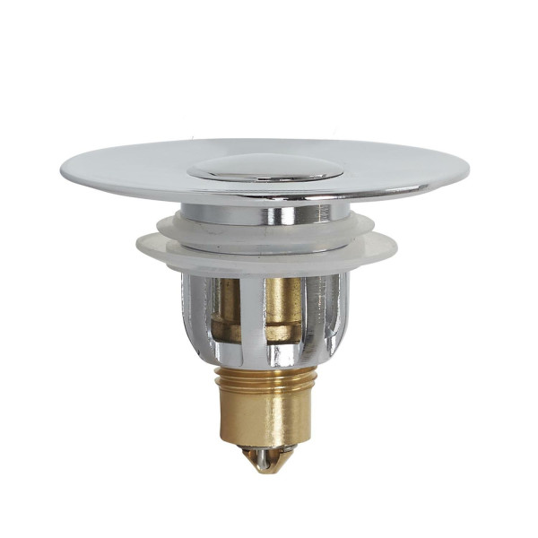 Korek do zlewu uniwersalny 6 cm chromowany metalowy