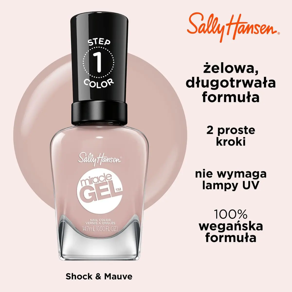 Sally Hansen Miracle Gel Lakier do paznokci, 236
