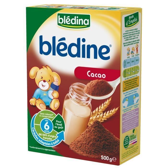 BLEDINA Blédine Cocoa - 500g - From 6 months