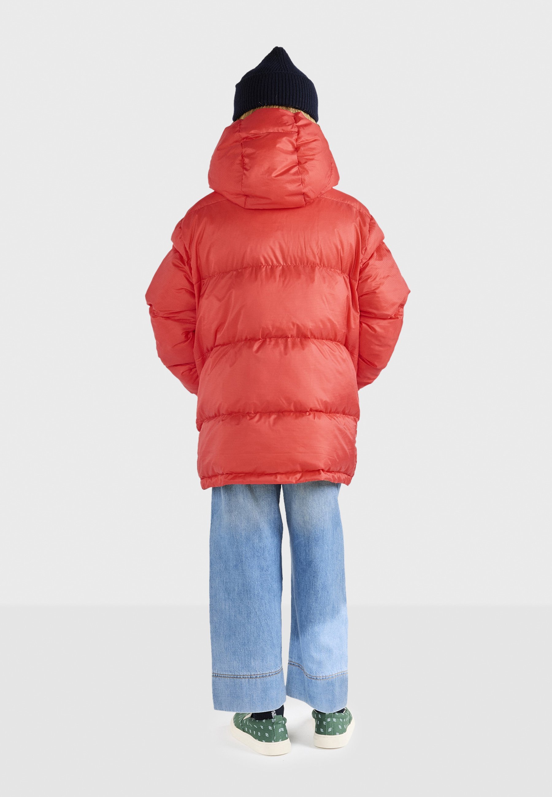 HET DIERENOBSERVATORIUM LEMUR PUFFER - Donsvacht - rood