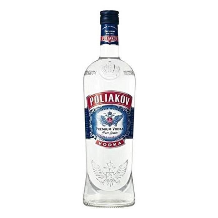 Poliakov Vodka - Russian Vodka - 37.5%vol - 100cl