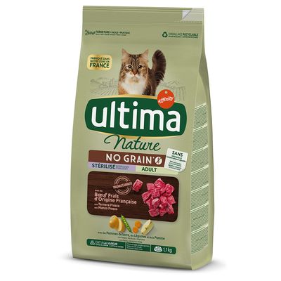 Ultima Nature No Grain Sterylizowane - Wołowina