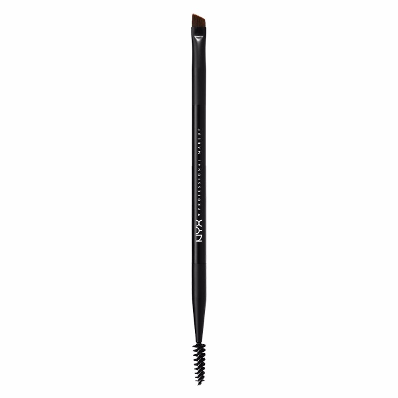 Pensulă Dual Brow Pro - Machiaj Profesional NYX