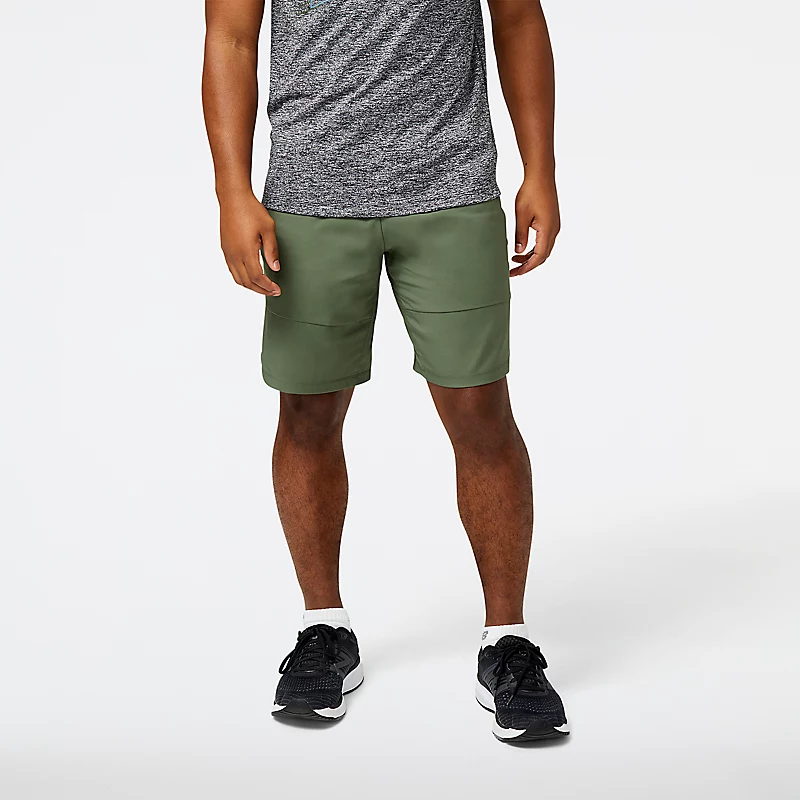 Tenacity Herren-Webshorts, 9 Zoll, Dunkelolivgrün