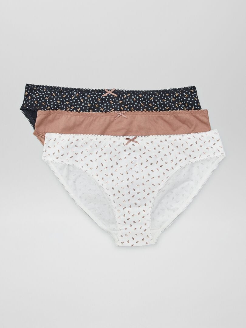 Set van 3 slips - ZWART