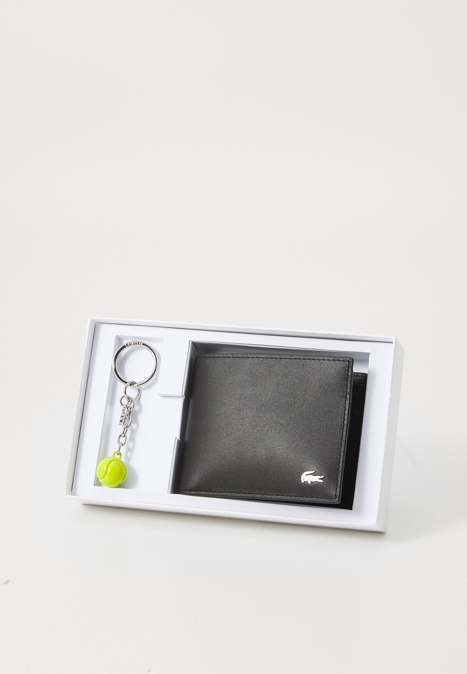 Lacoste MONEY PEICES SET - Portachiavi - nero/giallo fluo