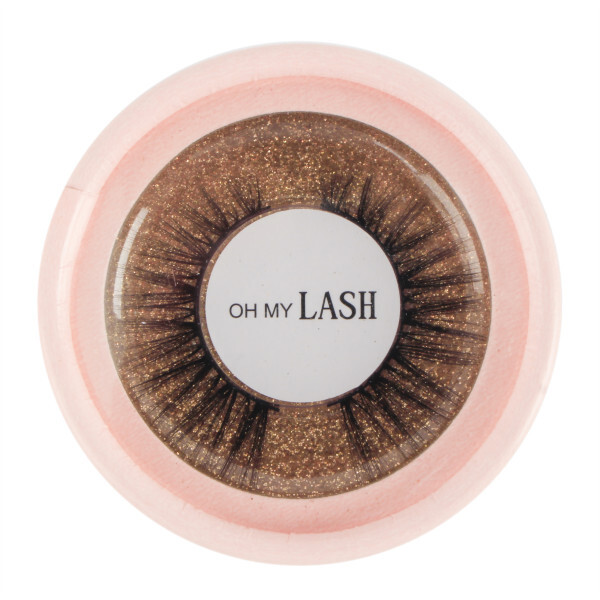 Pestañas postizas individuales Oh My Lash New Me de imitación de visón negro