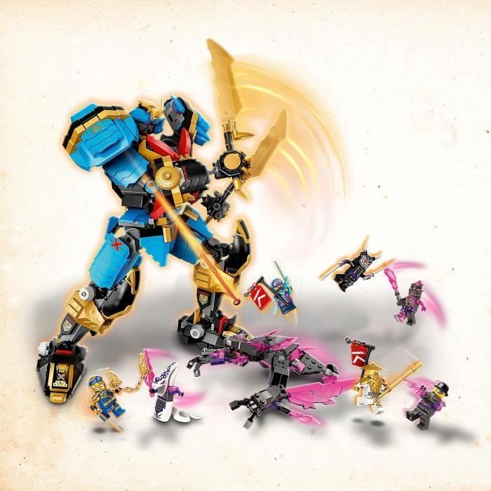 LEGO® NINJAGO 71775 Mech X Samurai di Nya, giocattolo mecha e personaggi per bambini