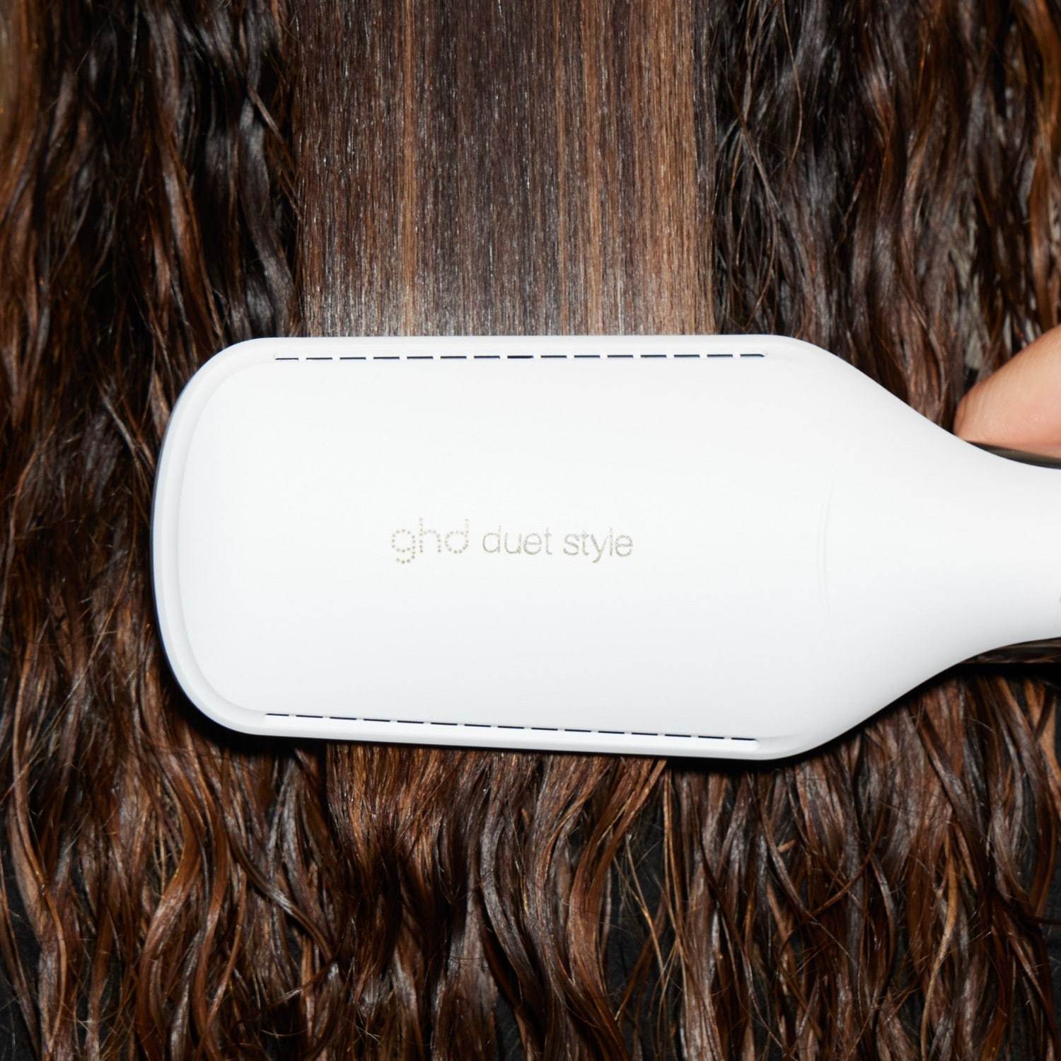 ghd plaukų tiesintuvas Duet Style 2 viename karšto oro formavimo priemonė, balta
