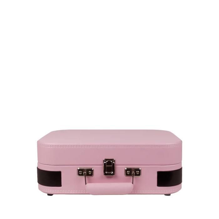 PRIXTON VC600 Turntable, Bluetooth/USB/SD Record Player, Vinyl Record Player and Digitizer, 2 Speakers, Pink
