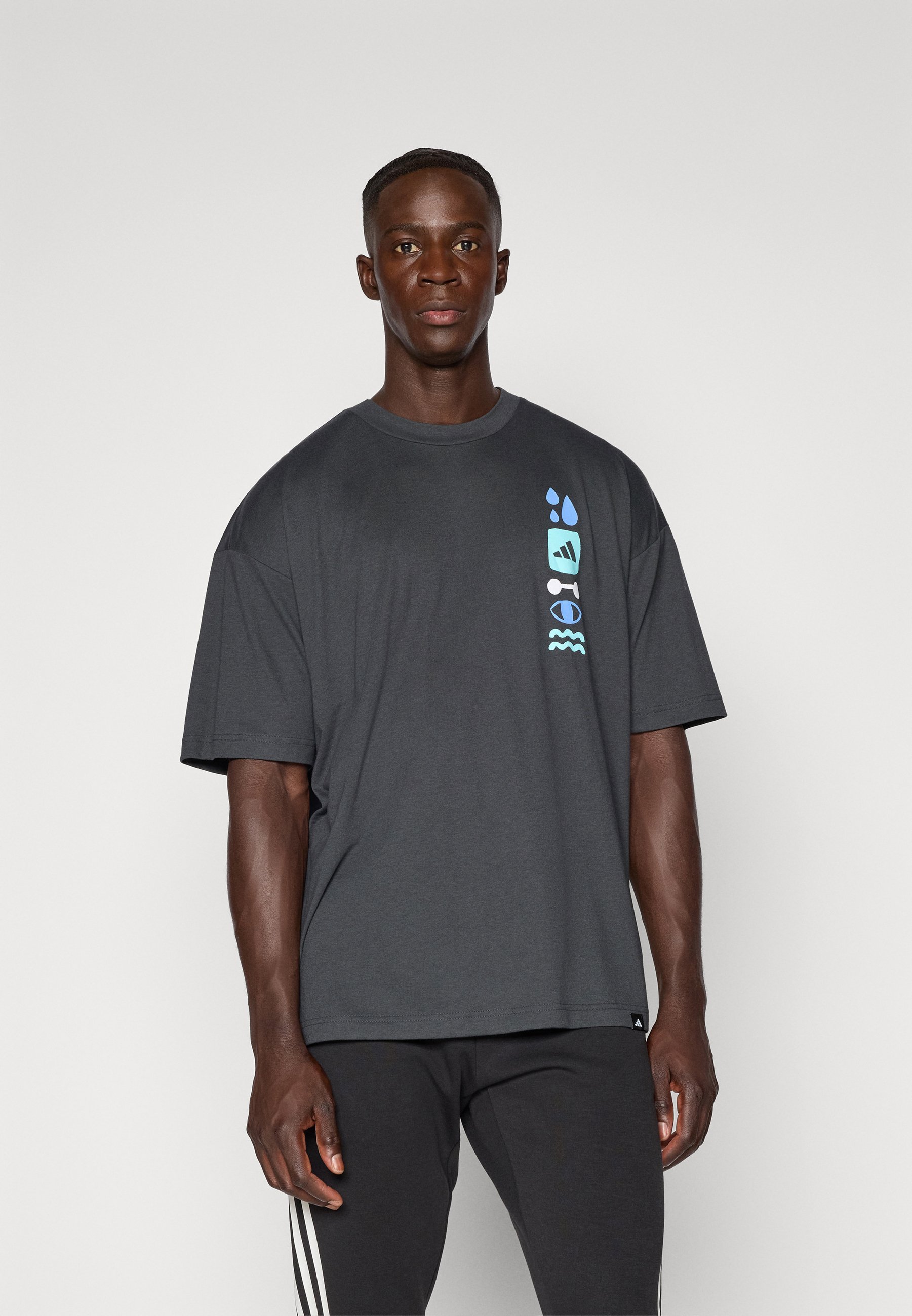 T-shirt adidas Performance - Imprimé - Noir