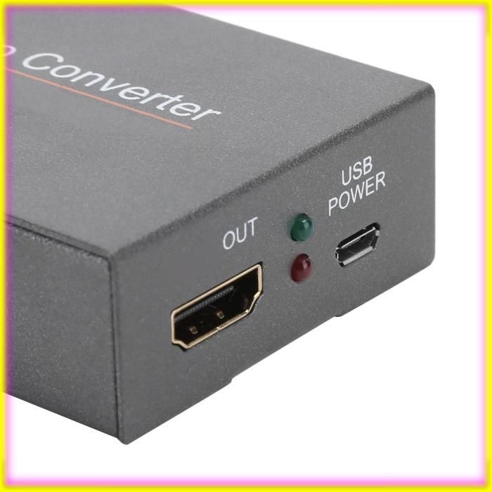Convertidor SDI a HDMI Keenso, adaptador convertidor SDI a SDI a 3G-SDI/High Definition-SDI, nuevo proyector de vídeo con sonido