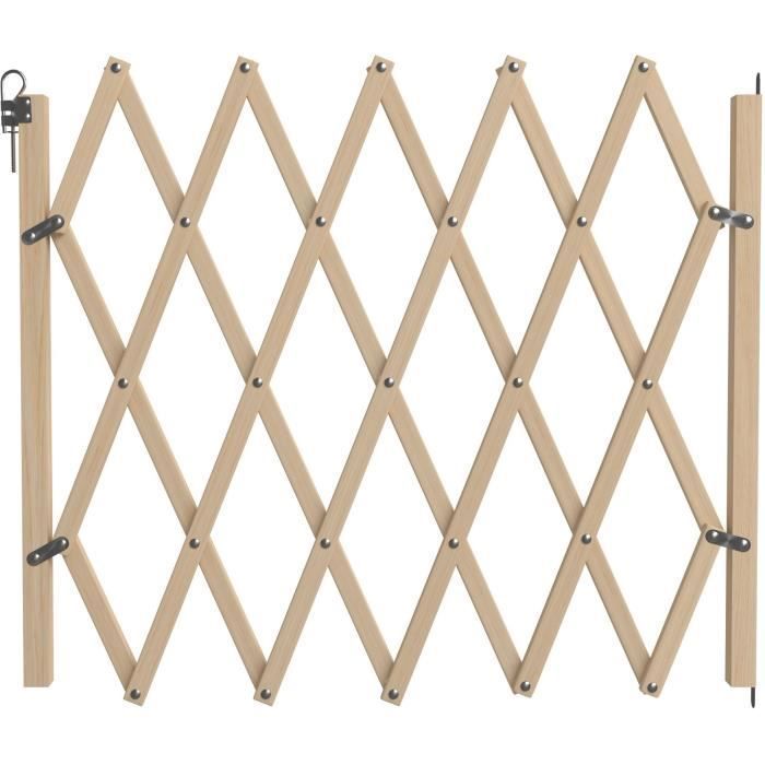 Barrière - NORDLINGER PRO - 72000 - Stopfix - Extensible - Bois - 60-110 cm - Pour chien