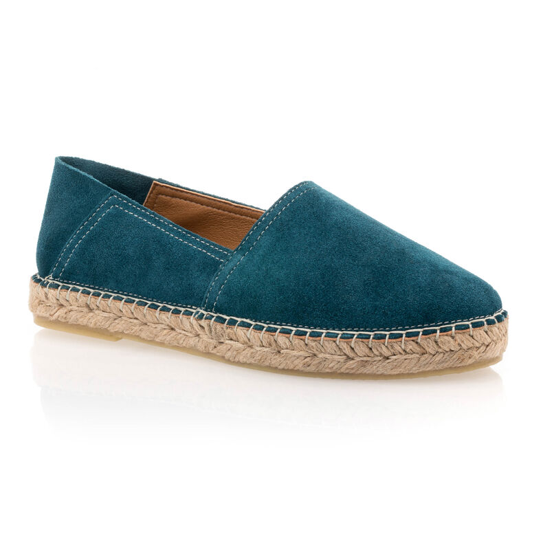 Grüne Damen-Loafer/Bootsschuhe