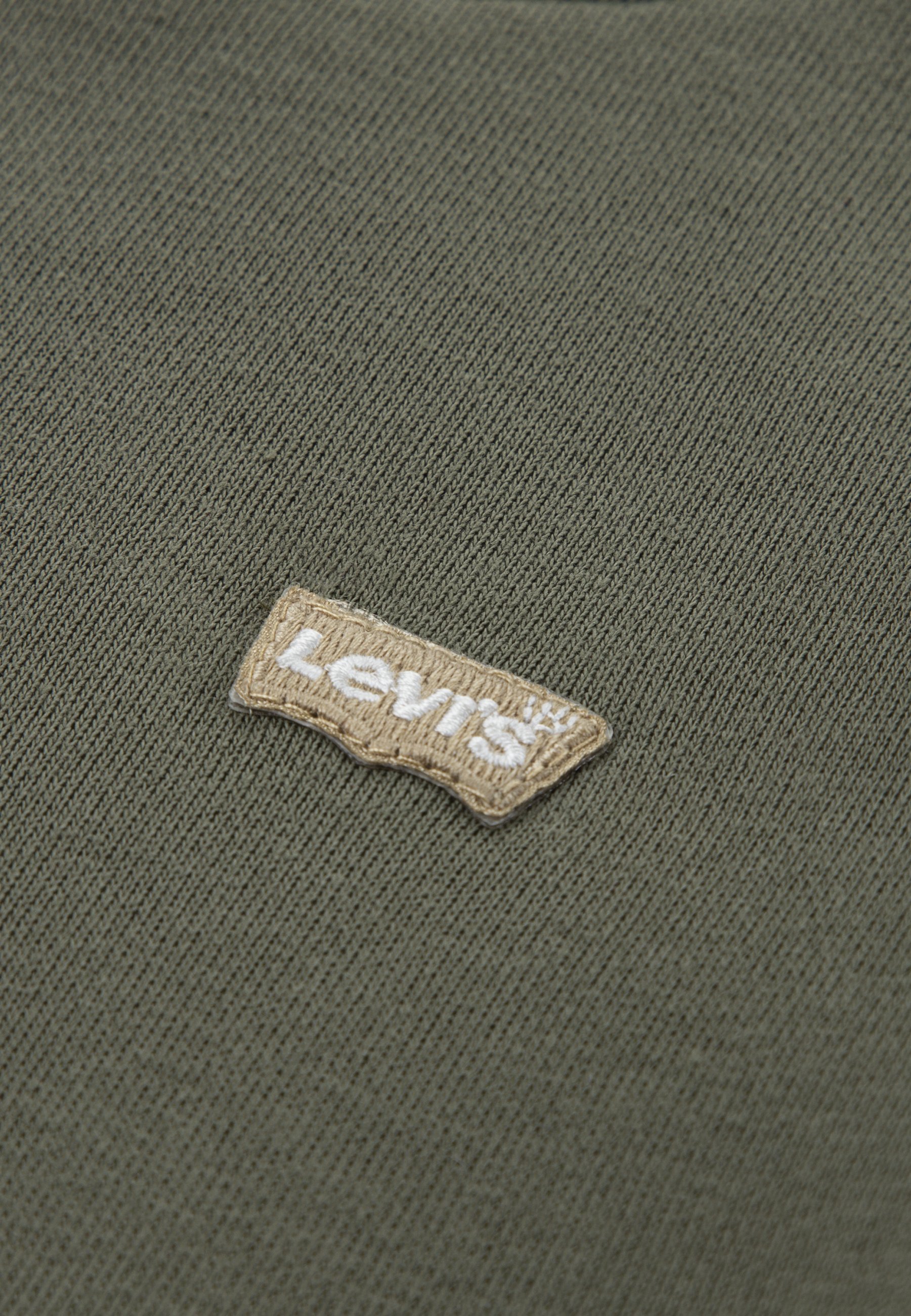 Sweat-shirt unisexe Levi's® MINI LOGO COL ROND - vert lichen foncé