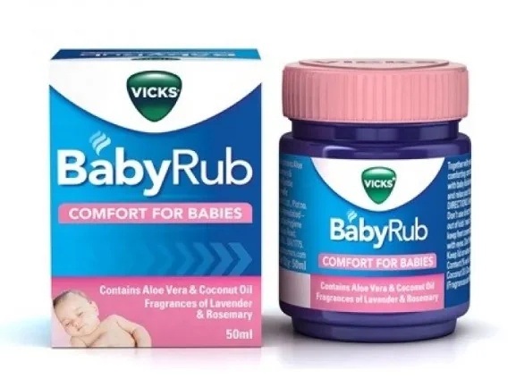 VICKS Vicks Babyrub, pommade apaisante 50 g pour enfants