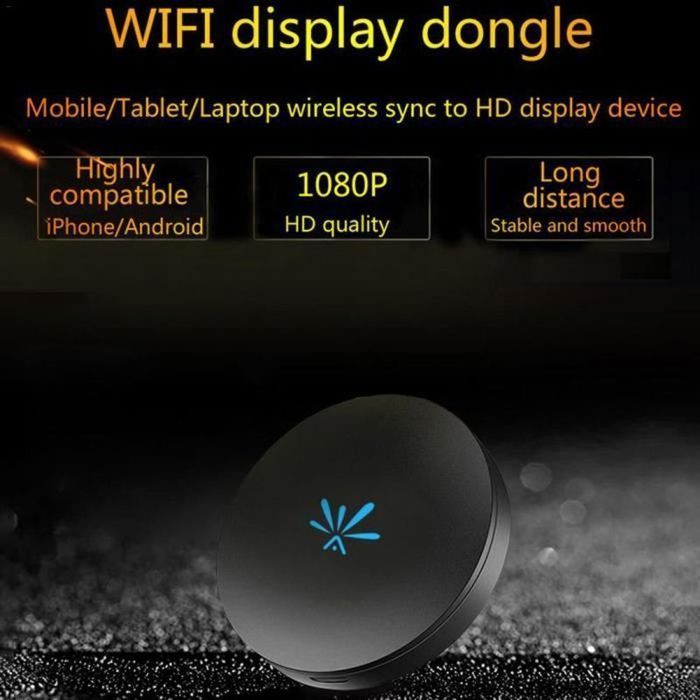 TERMINAL TNT - RECEPTEUR TV - DEMODULATEUR TV - DECODEUR TV - DECODEUR TNT  Affichage wifi sans fil compatible hdmi - Prise en