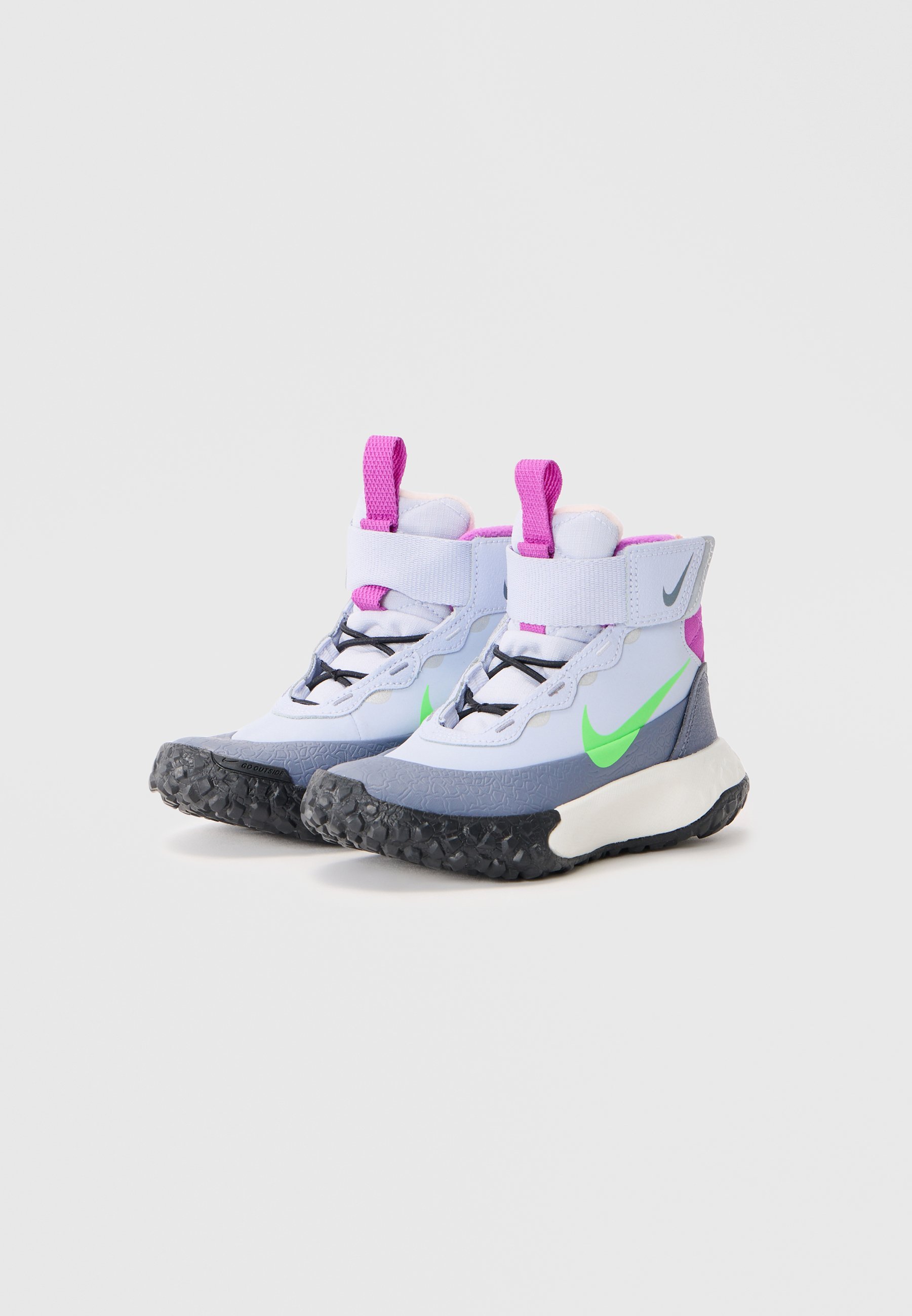 Nike Sportswear TERRASCOUT UNISEX - Hoge sneakers - ghost/green strike/light carbon/vivid purple