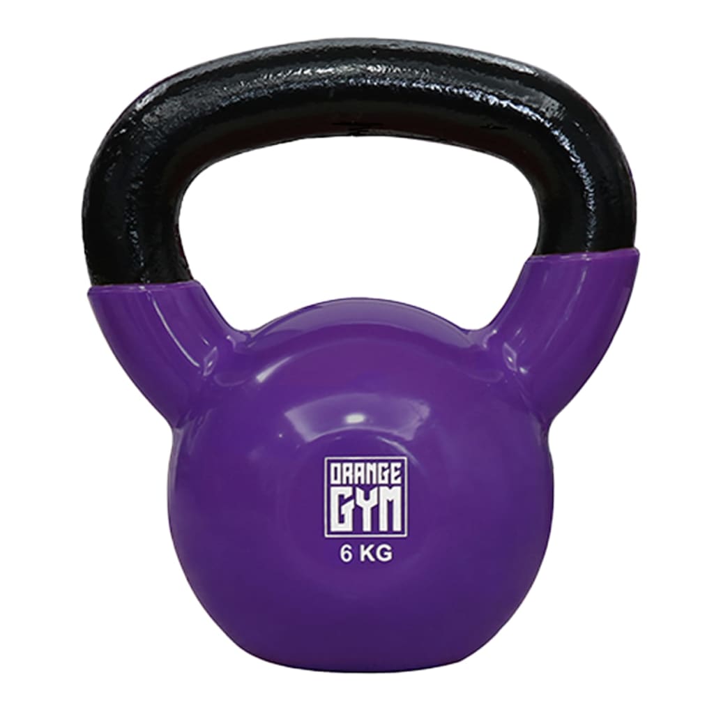  Kettlebell De Vinilo Orange Gym 6 kg