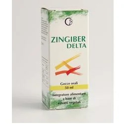 Voedingssupplement met hydroalcoholische oplossing Zingiber Delta 50 ml