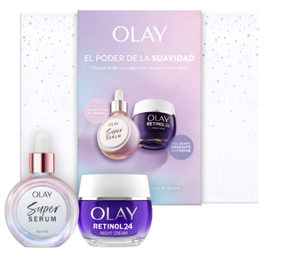 „Olay Retinol24“ ir „Olay Super Serum“ dovanų rinkinys Kosmetikos dovanų rinkiniai