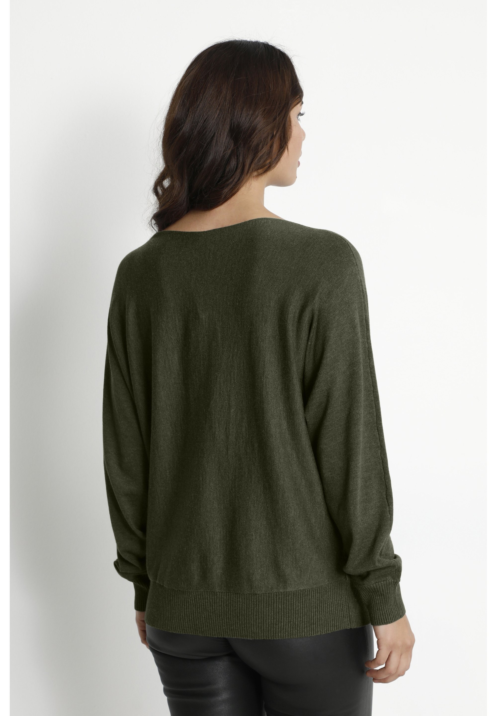 Culture BATWING - Pull - olive moucheté
