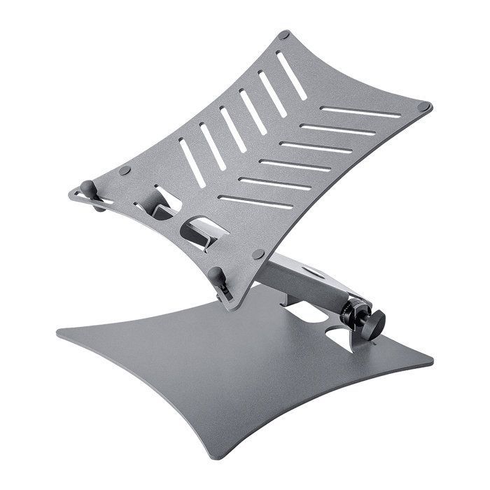 Supporto inclinabile per laptop K&M - Universale - Vassoio 250x303 mm - Altezza regolabile